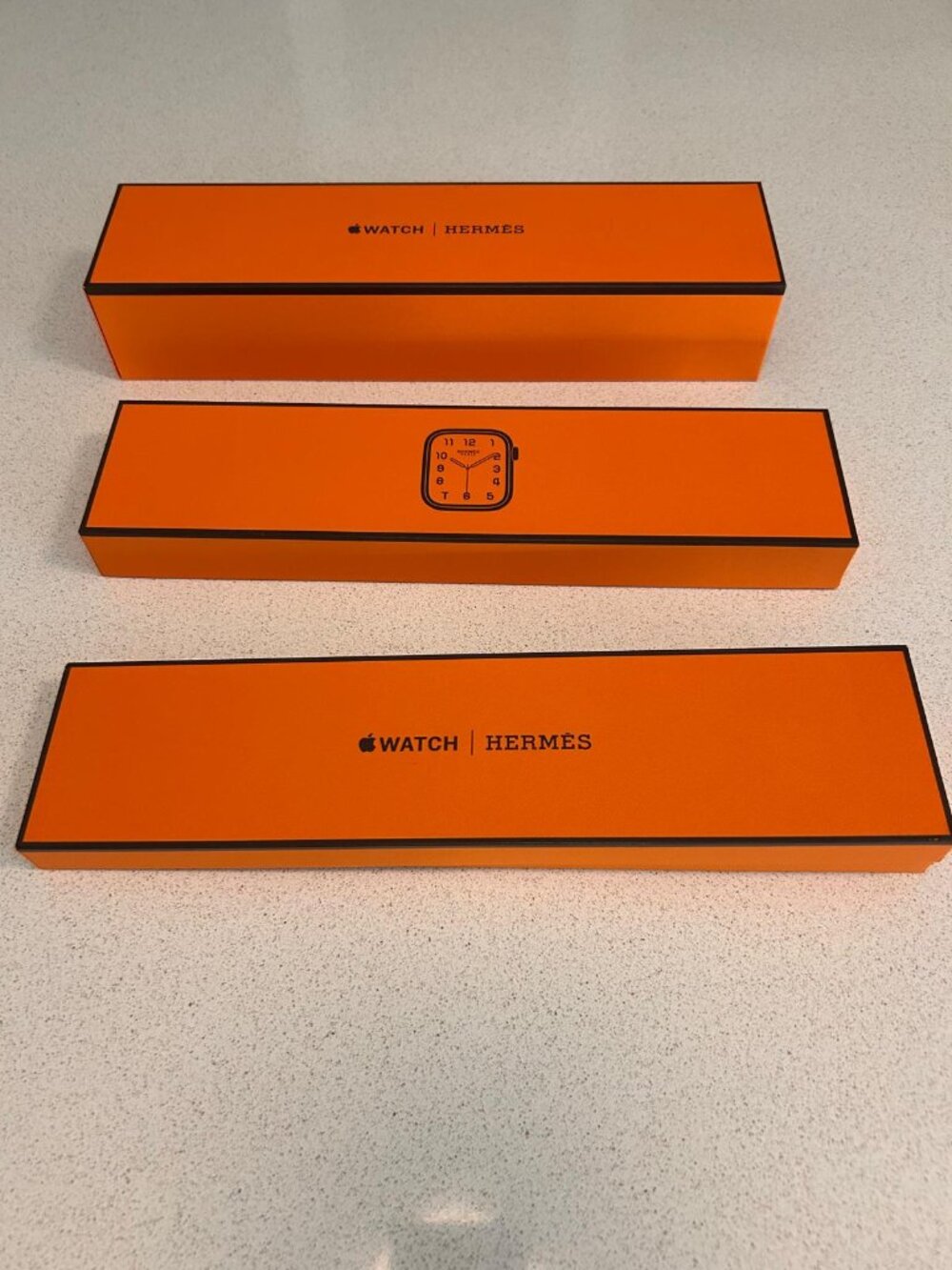Hermès Empty Boxes Only Orange Packaging
